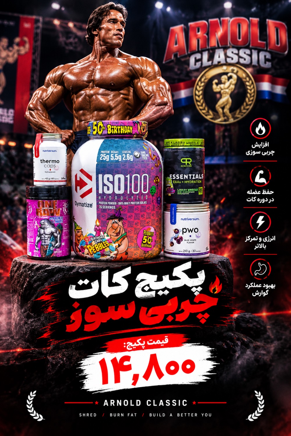 3️⃣6️⃣پکبج کات و چربی سوز(وی ایزوله هیدرو دایماتیز،آمینوی ای ای ای لنر،پمپ ناتویورسام،چربی سوز ناتریورسام،، سیترولین زوماد لبز)